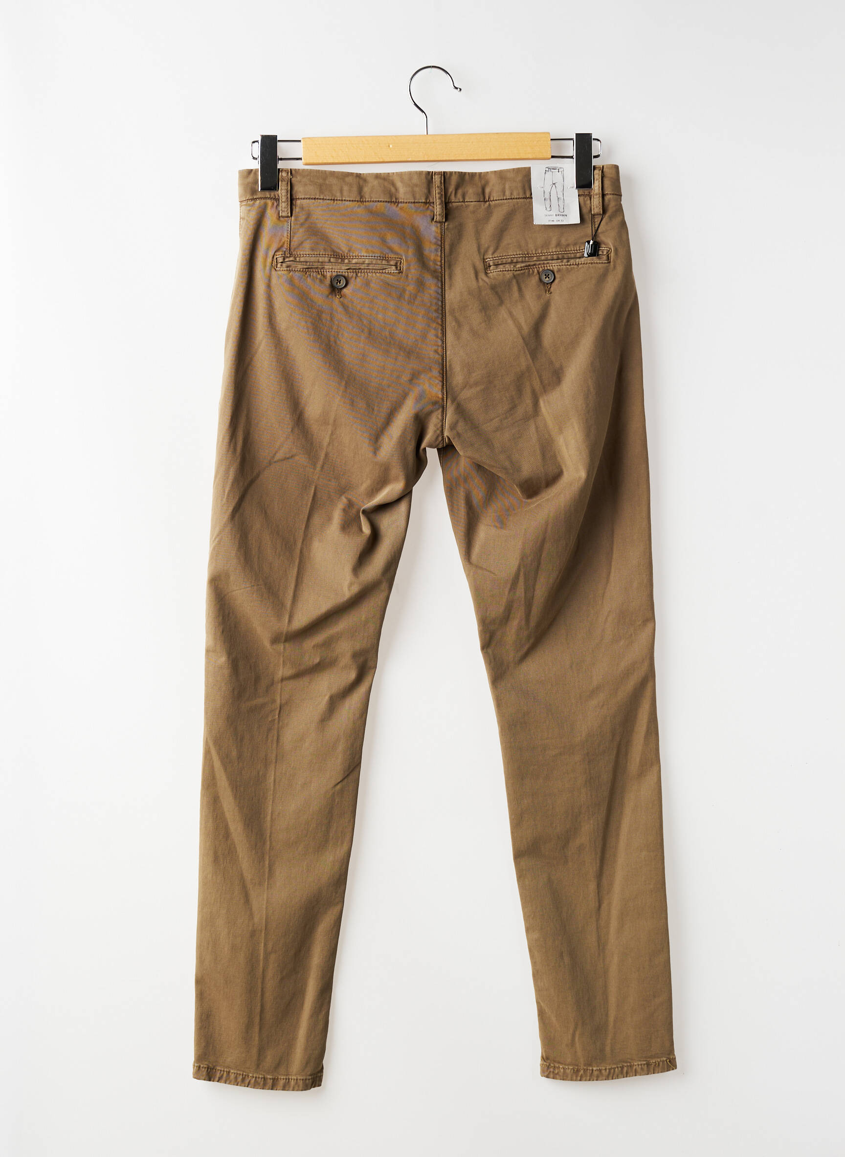 Pantalon chino țesătură poplin mărime normală verde ANTONY MORATO bărbat