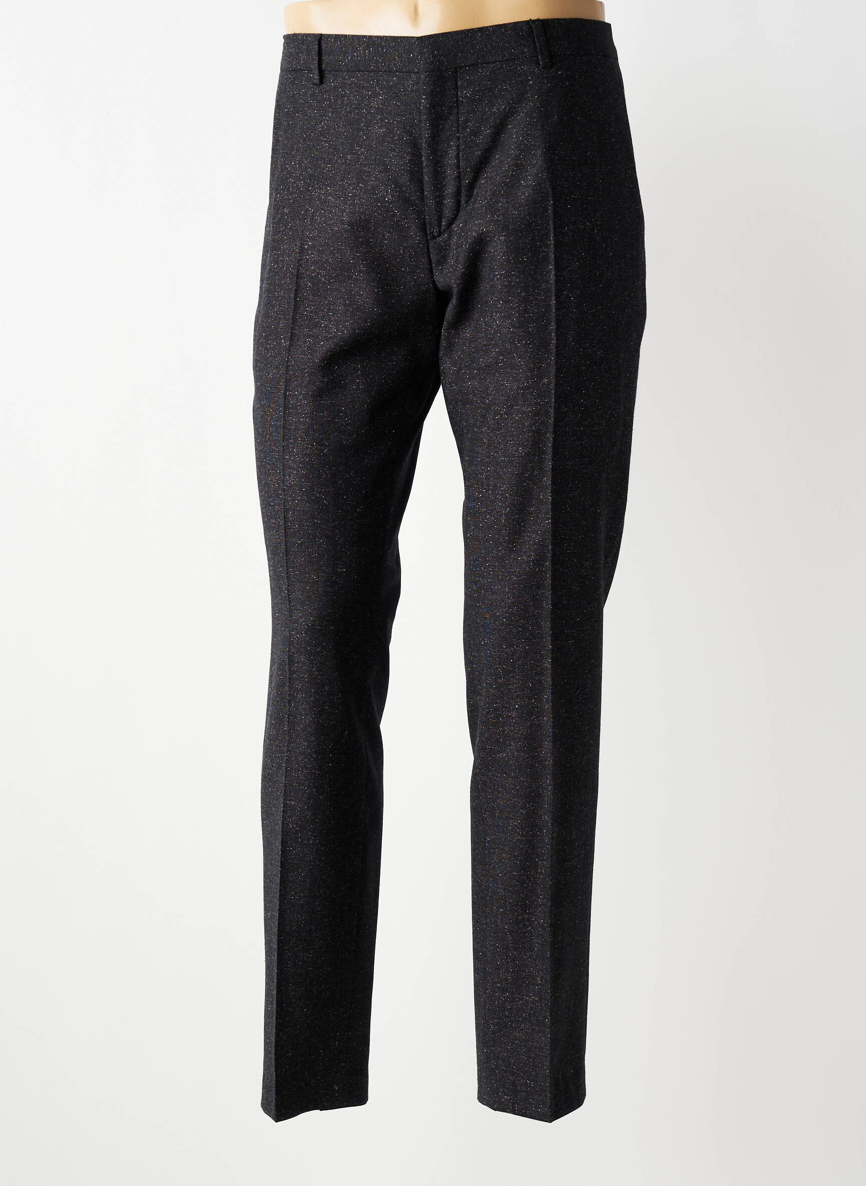 Pantalon chino închidere cu fermoar sub clapetă cu cârlig mărime normală gri CALVIN KLEIN bărbat