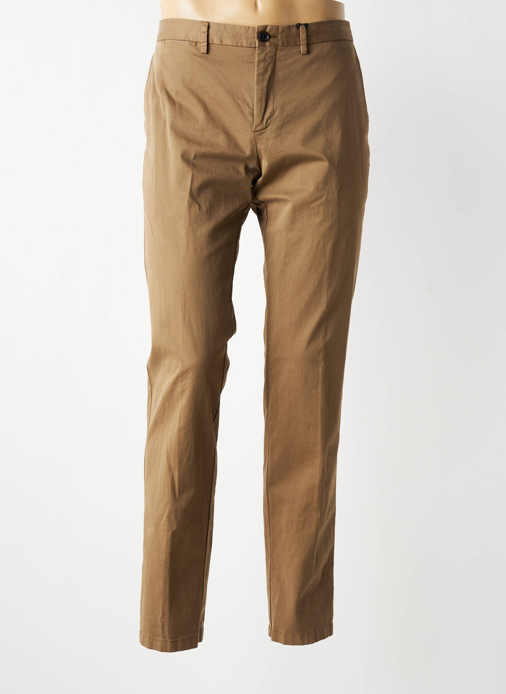 Pantalon chino elasticitate mărime normală maro TOMMY HILFIGER bărbat