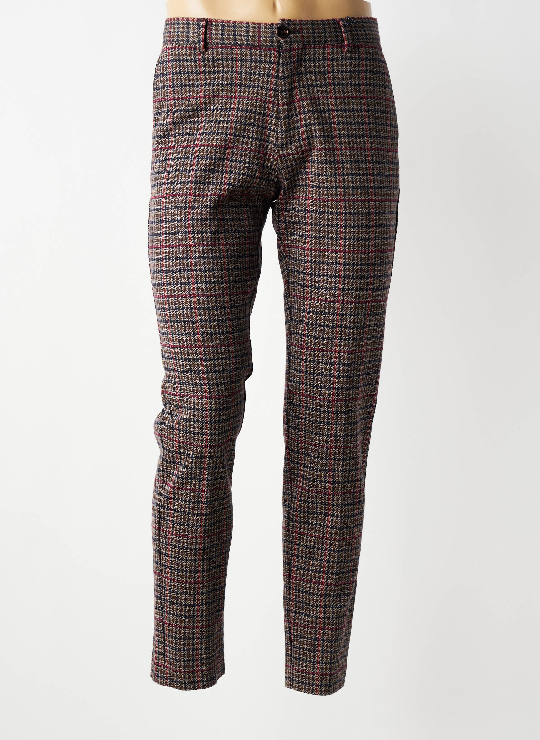 Pantalon chino țesătură melanj mărime normală maro SCOTCH & SODA bărbat