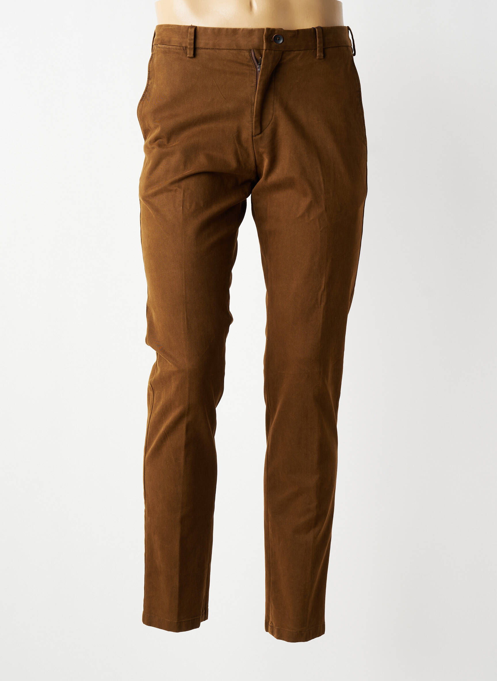 Pantalon chino elasticitate mărime normală maro TOMMY HILFIGER bărbat