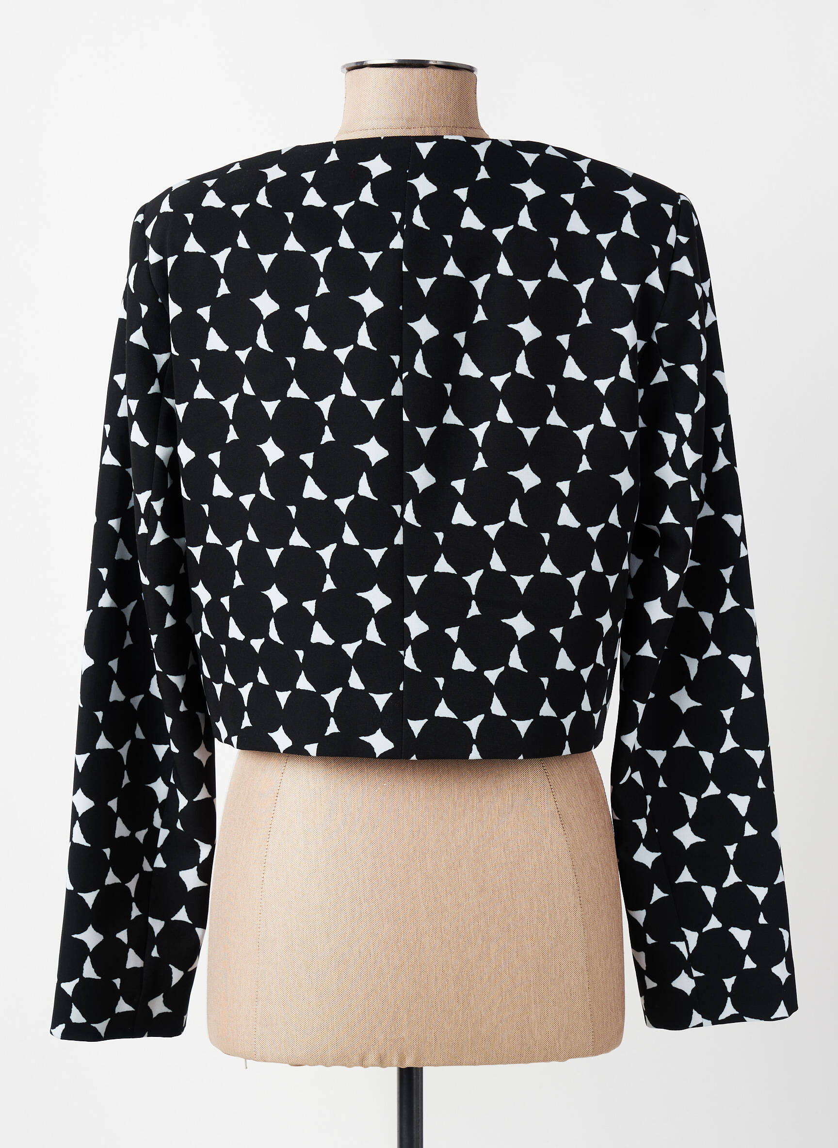 Jachete elegante guler rotund negru MICHAELA LOUISA femeie