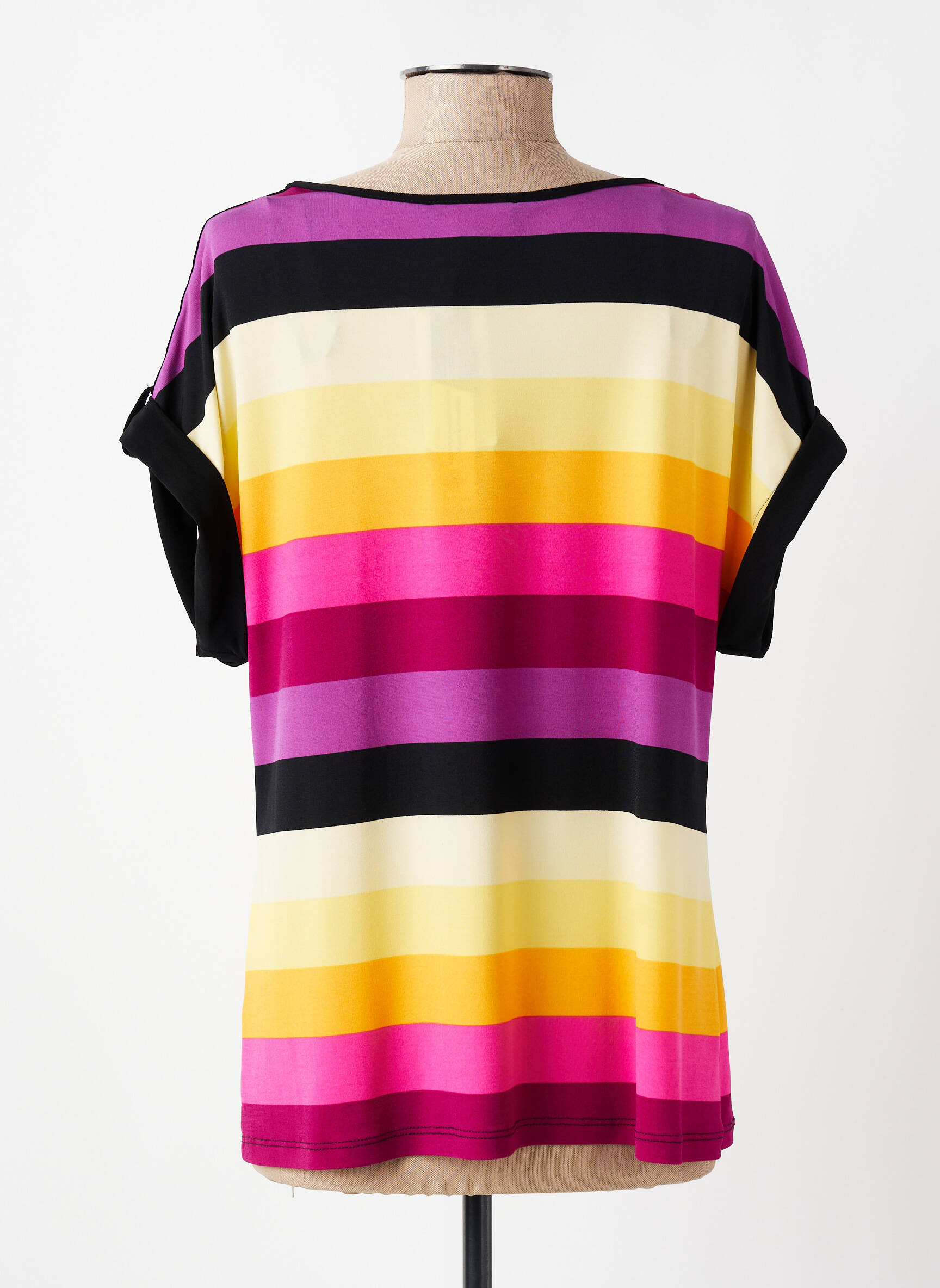 Tricou elasticitate mâneci scurte violet FRANK LYMAN femeie