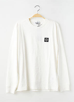 Tricou mâneci lungi mâneci lungi bej STONE ISLAND băiat