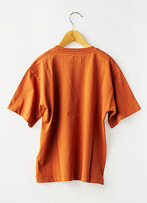 Tricou țesătură jersey mâneci scurte portocalie CP COMPANY băiat