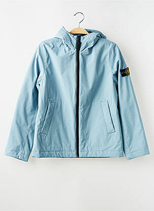 Parka buzunare cu glugă albastru STONE ISLAND băiat