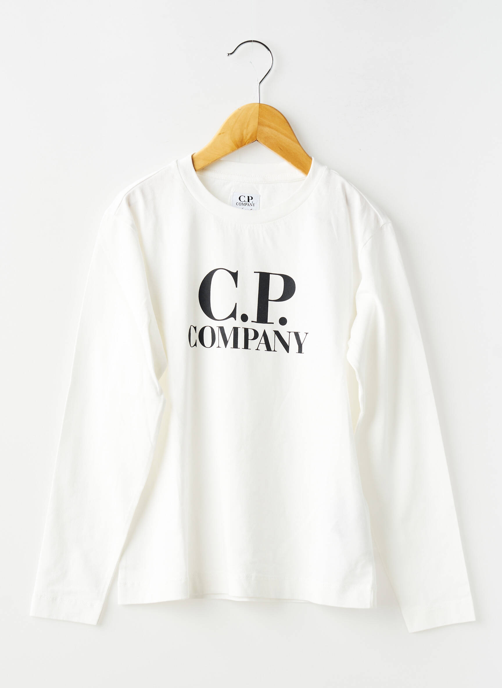 Tricou mâneci lungi mâneci lungi alb CP COMPANY băiat