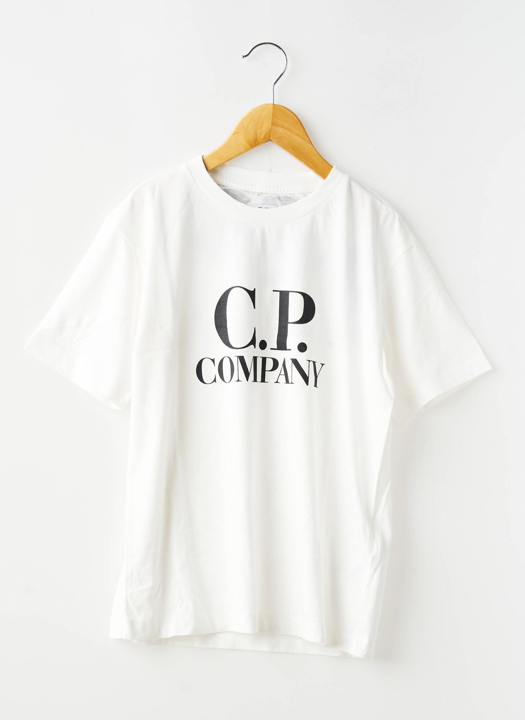 Tricou elasticitate mâneci scurte alb CP COMPANY băiat
