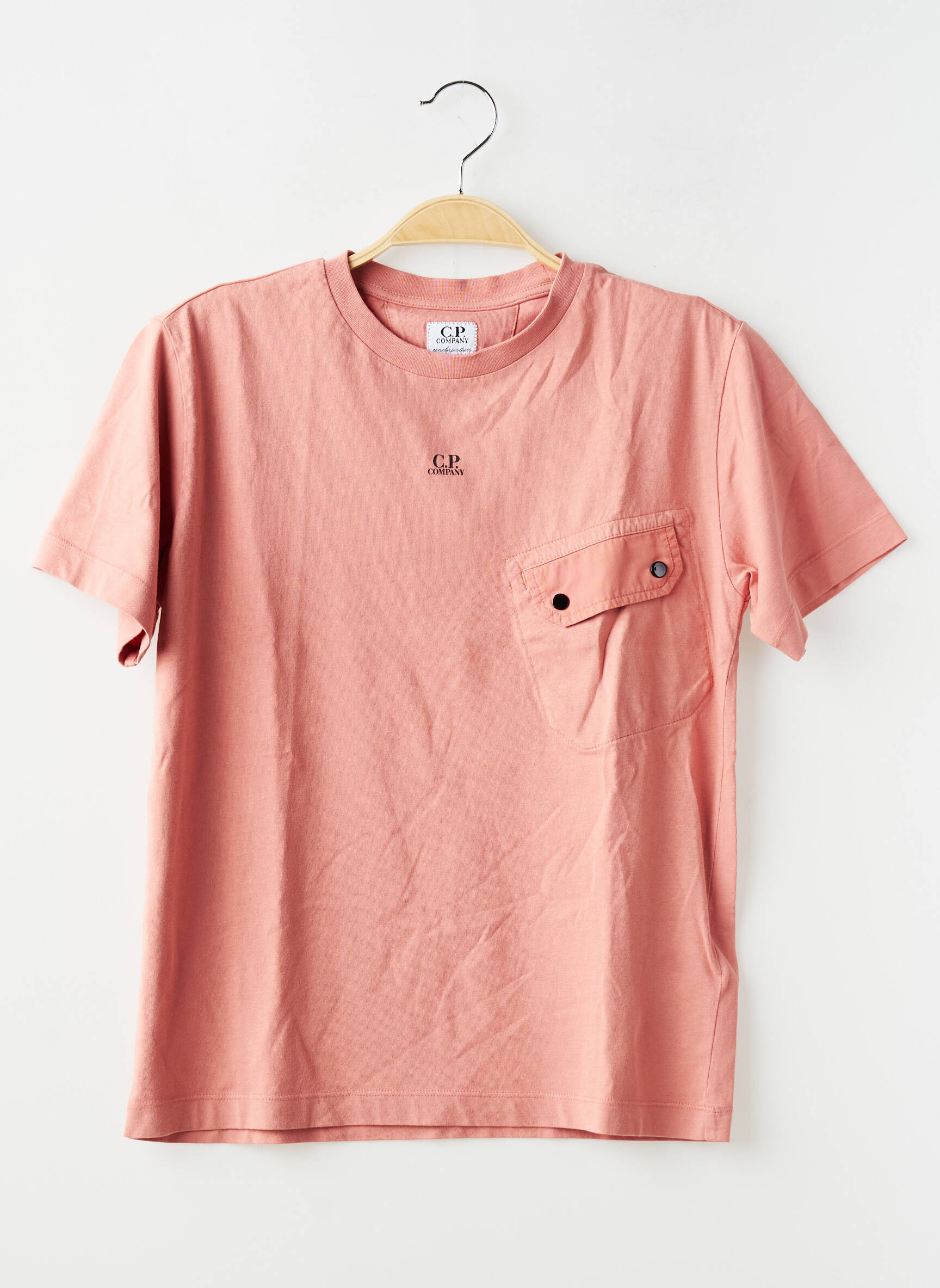 Tricou elasticitate mâneci scurte roz CP COMPANY băiat