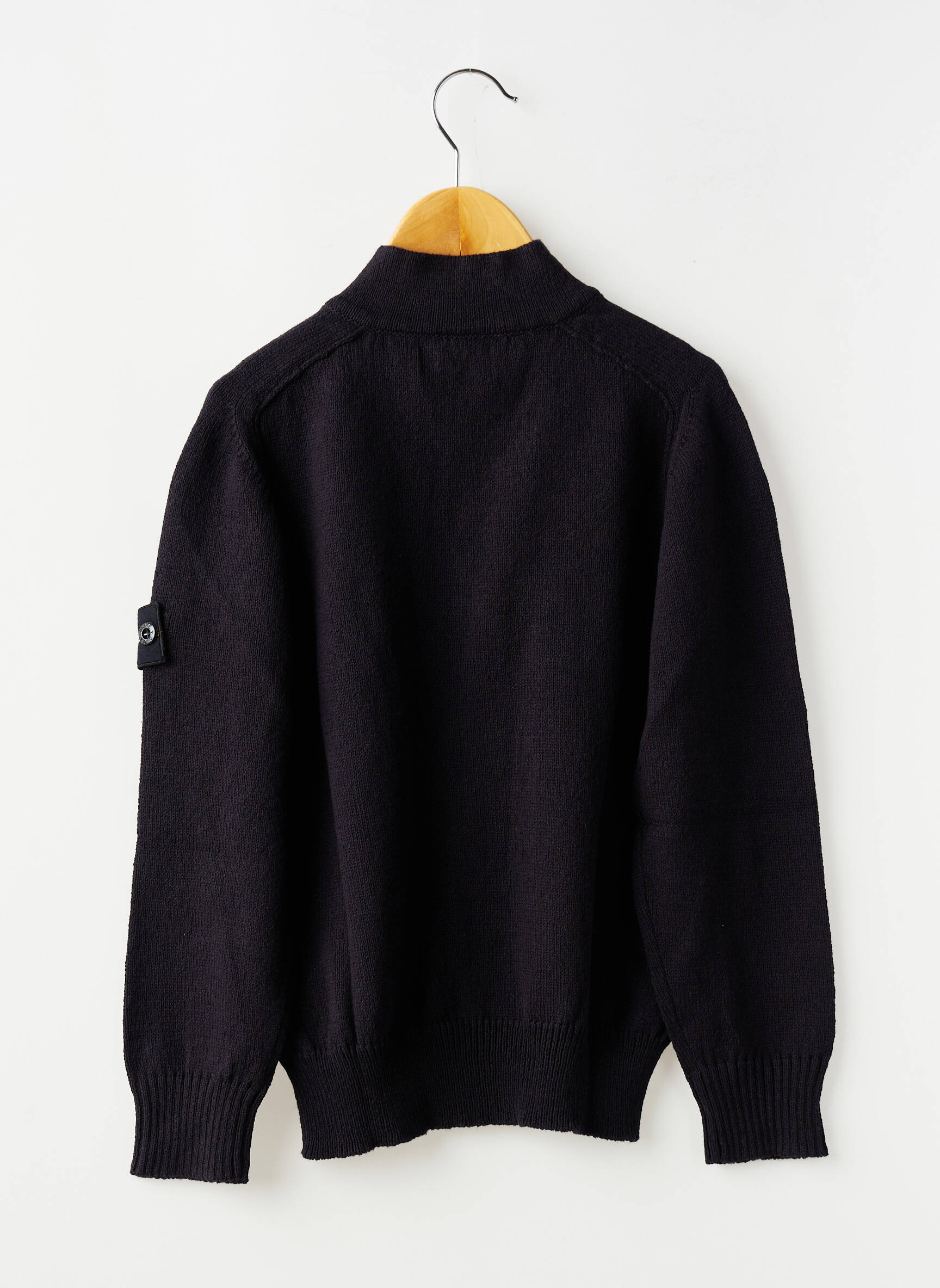 Vestă cu mâneci lungi tricotaj din plasă albastru STONE ISLAND băiat