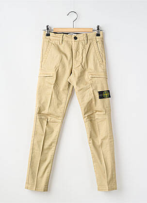 Pantalon chino elasticitate bej STONE ISLAND băiat