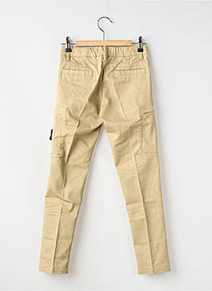 Pantalon chino elasticitate bej STONE ISLAND băiat