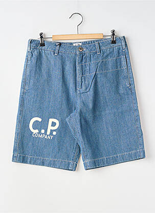 Bermudă țesătură denim albastru CP COMPANY băiat