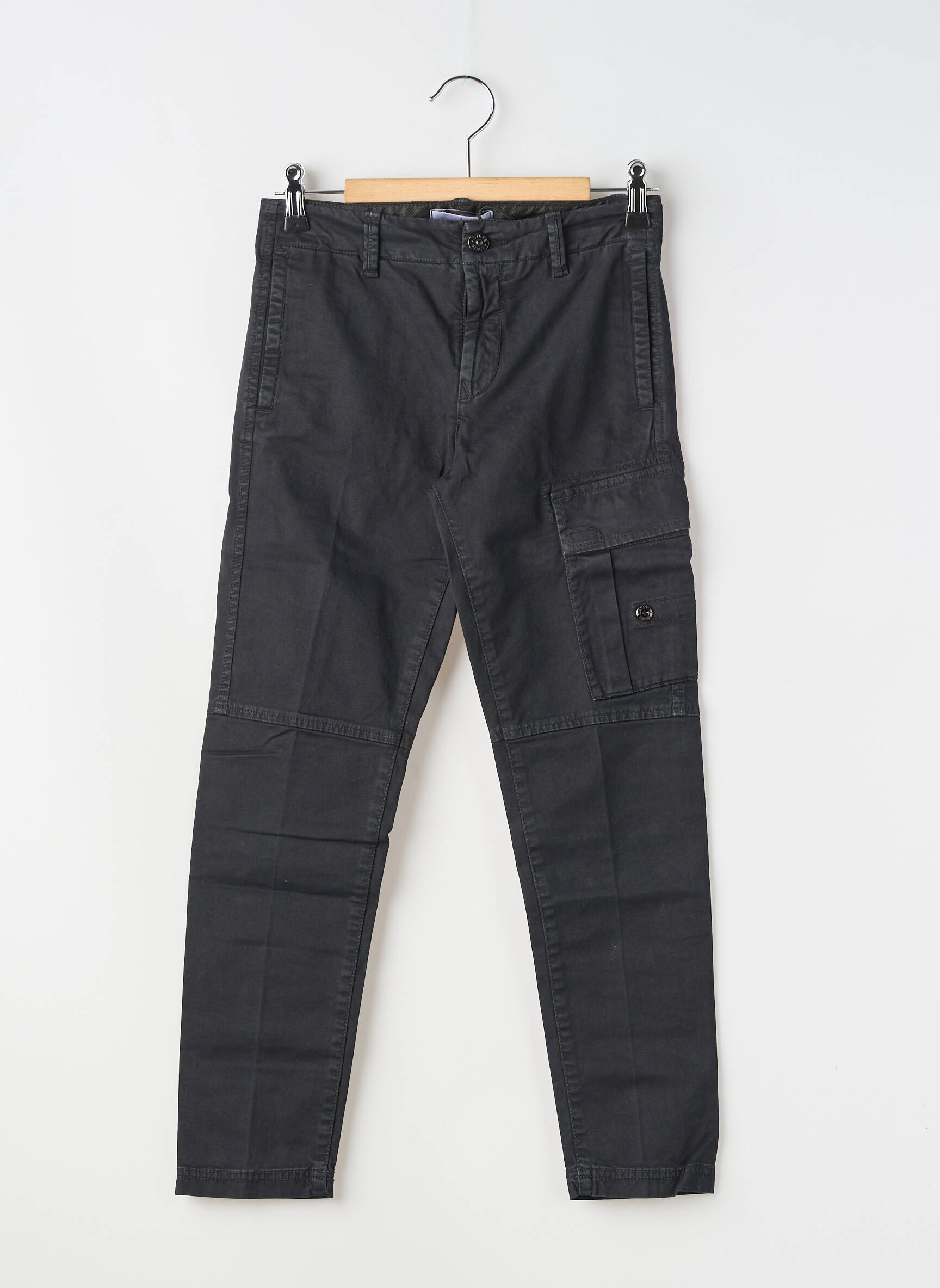 Pantalon chino elasticitate negru STONE ISLAND băiat