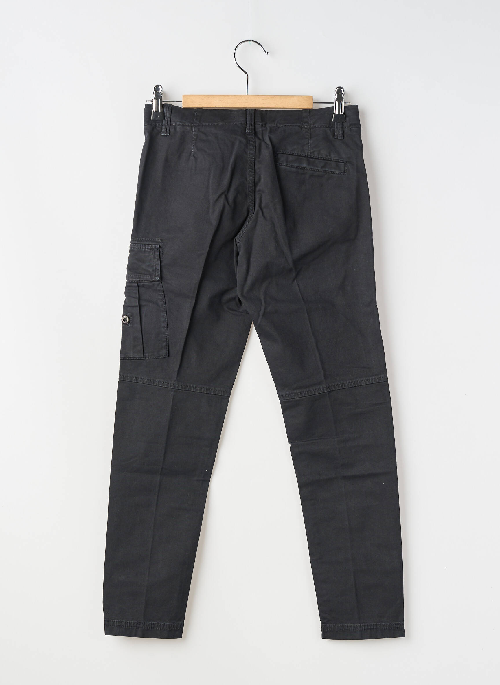 Pantalon chino elasticitate negru STONE ISLAND băiat
