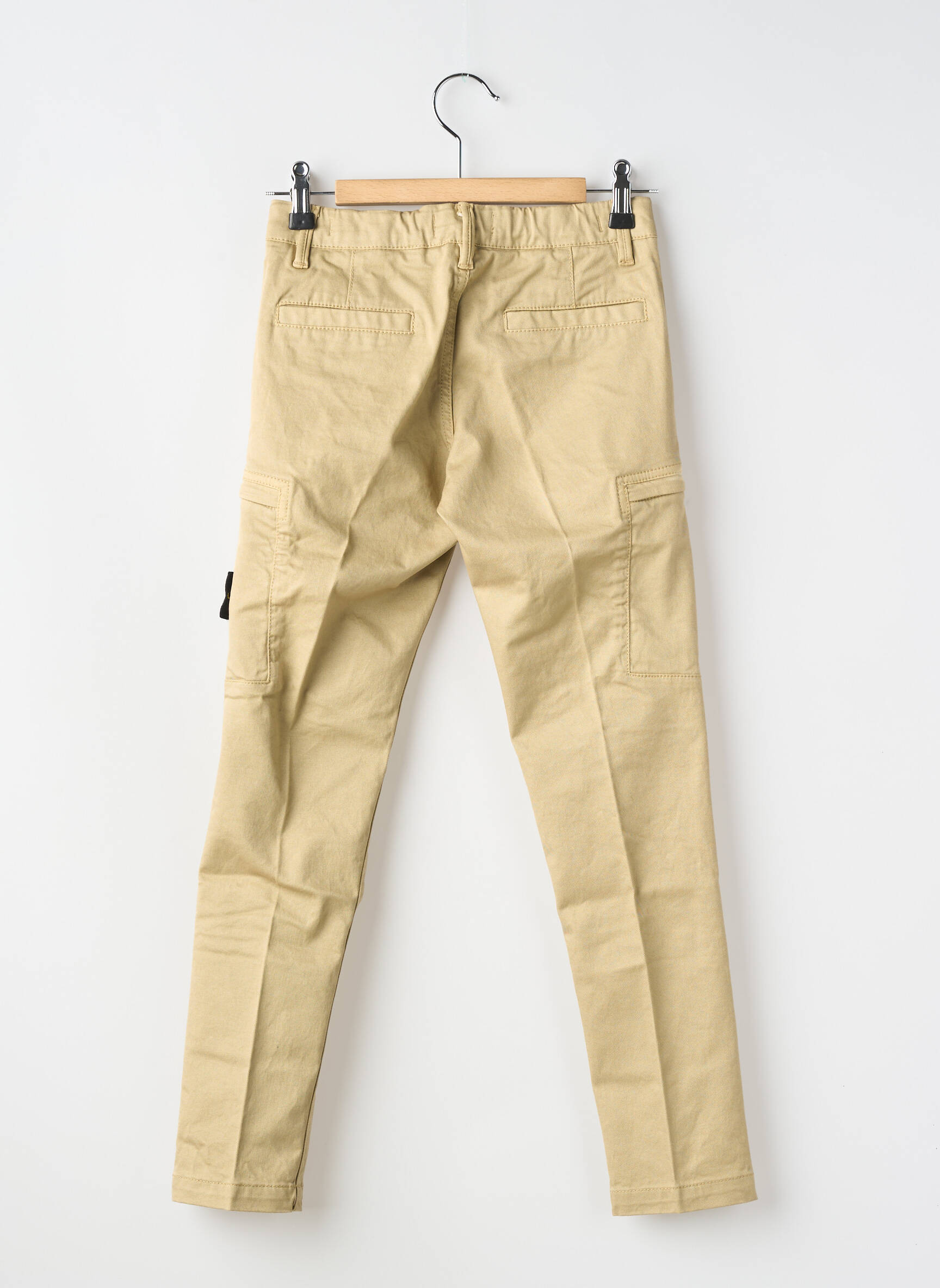 Pantalon chino elasticitate bej STONE ISLAND băiat
