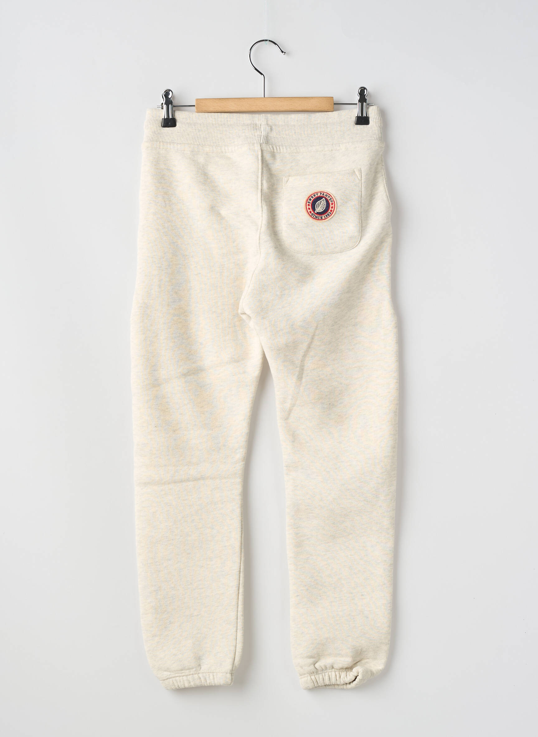 Trening mărime normală talie elastică bej SWEET PANTS băiat