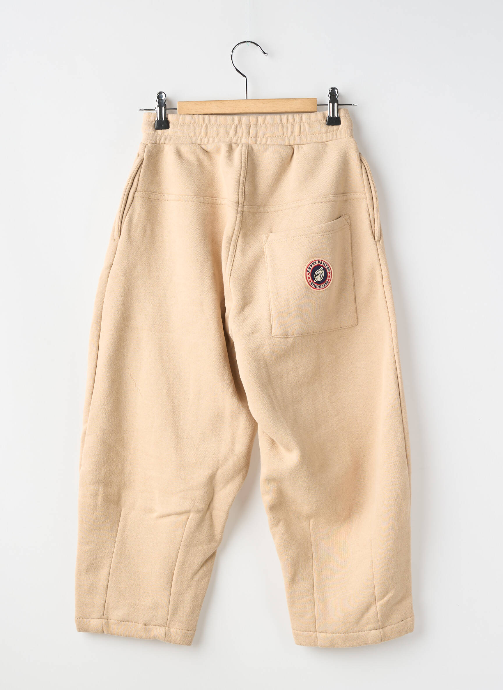 Trening mărime normală talie elastică bej SWEET PANTS băiat