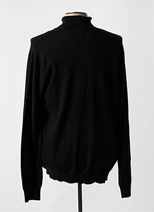 Pulover elasticitate mâneci lungi negru TEDDY SMITH bărbat