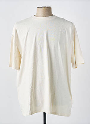 Tricou broderie mâneci scurte bej THE NORTH FACE bărbat