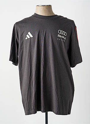 Tricou elasticitate mâneci scurte gri ADIDAS bărbat