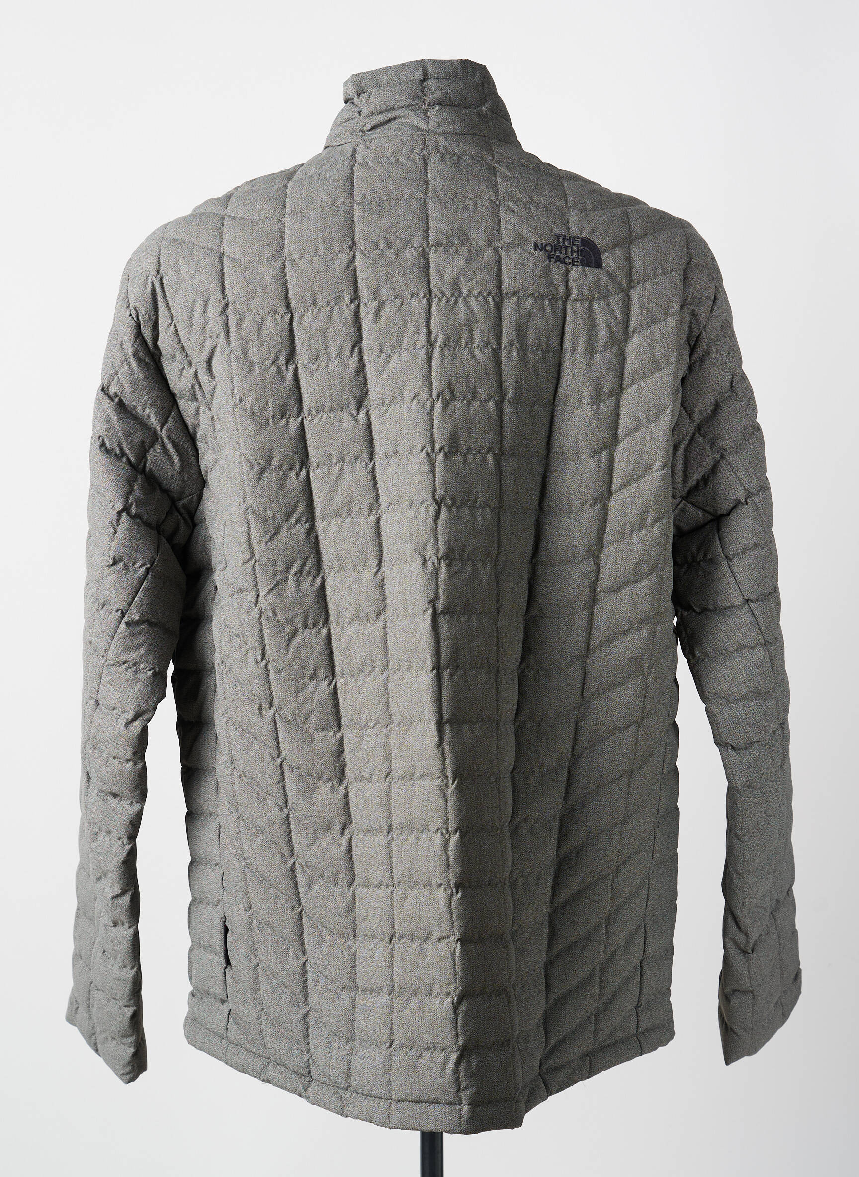 Geacă matlasată mâneci lungi fără glugă gri THE NORTH FACE bărbat
