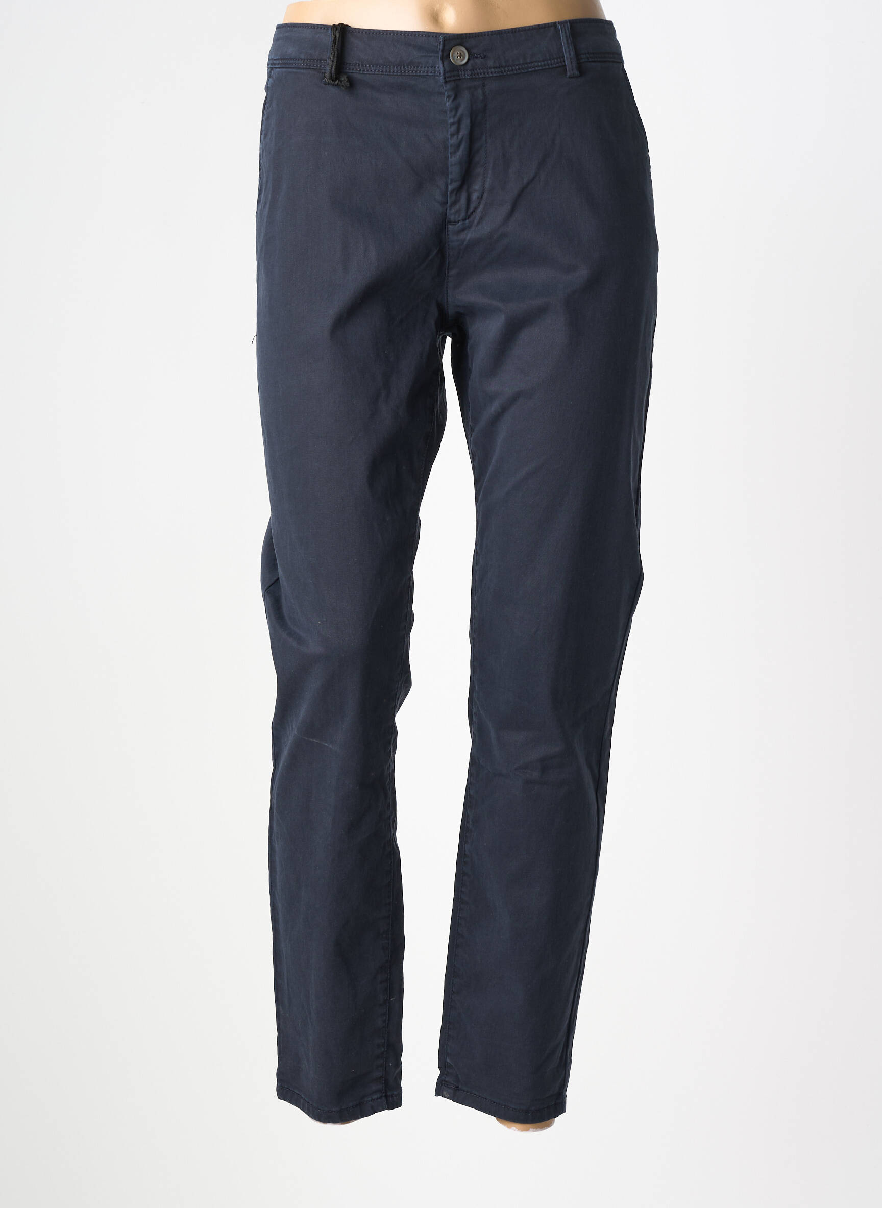 Pantalon chino elasticitate mărime normală albastru TEDDY SMITH bărbat