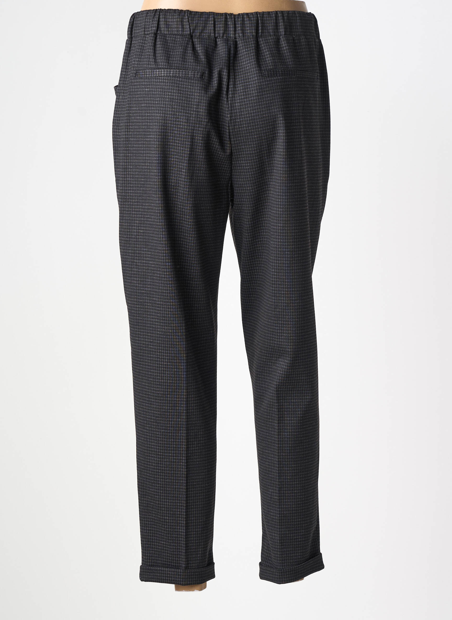 Pantalon drept elasticitate gri TEDDY SMITH femeie