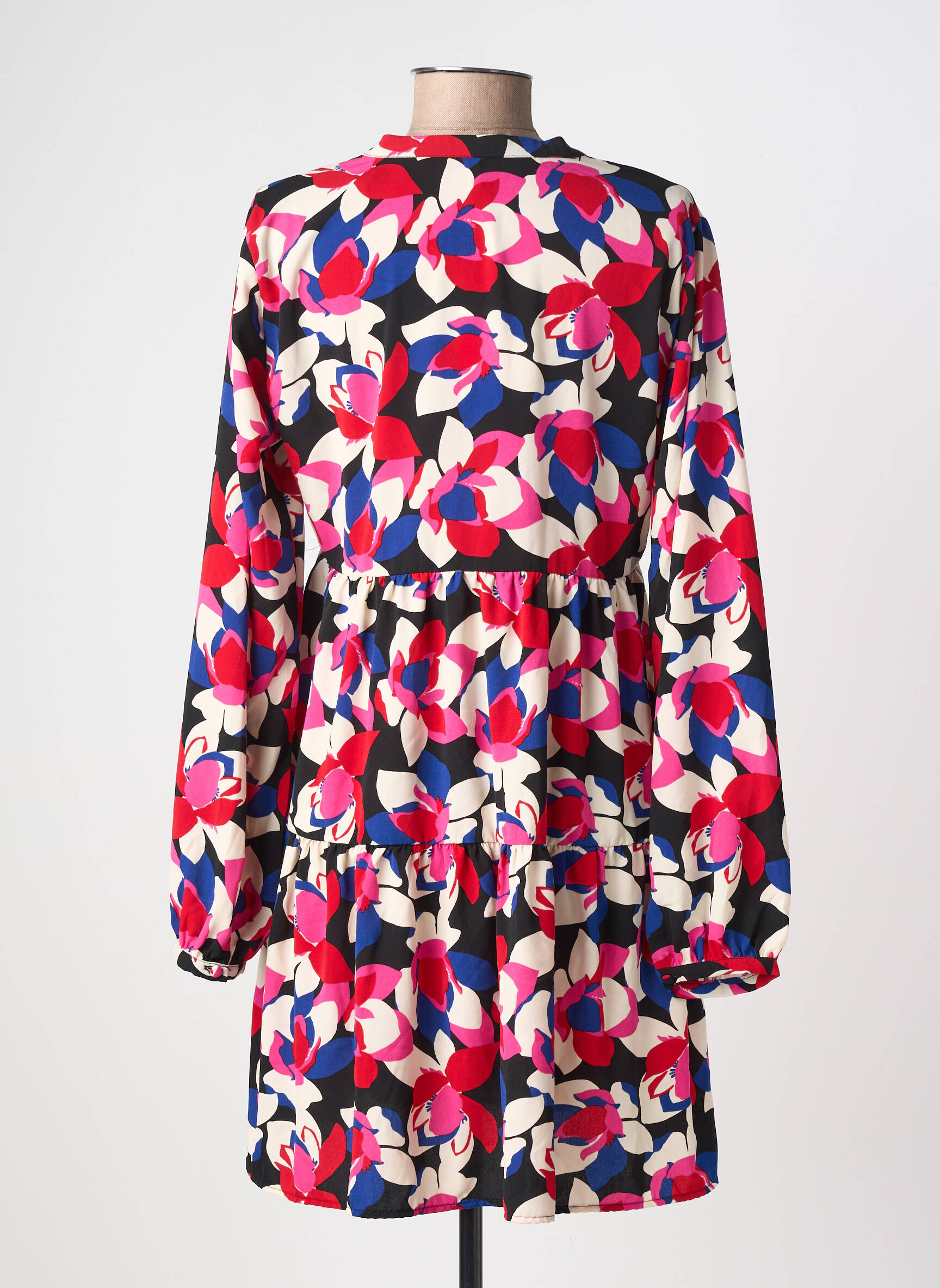 Rochie scurtă mâneci lungi mâneci lungi roz ONLY femeie