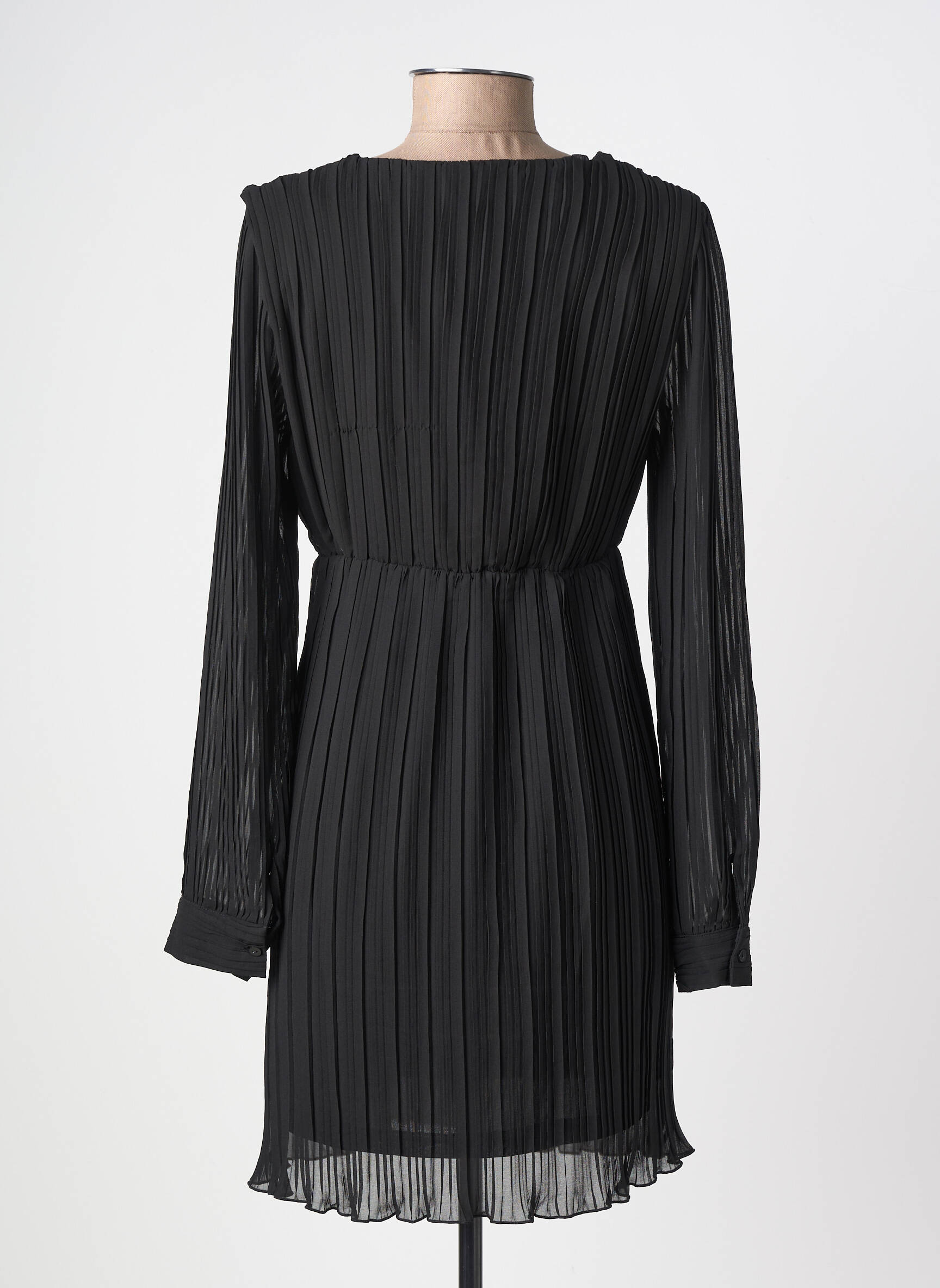 Rochie scurtă mâneci lungi mâneci lungi negru ONLY femeie