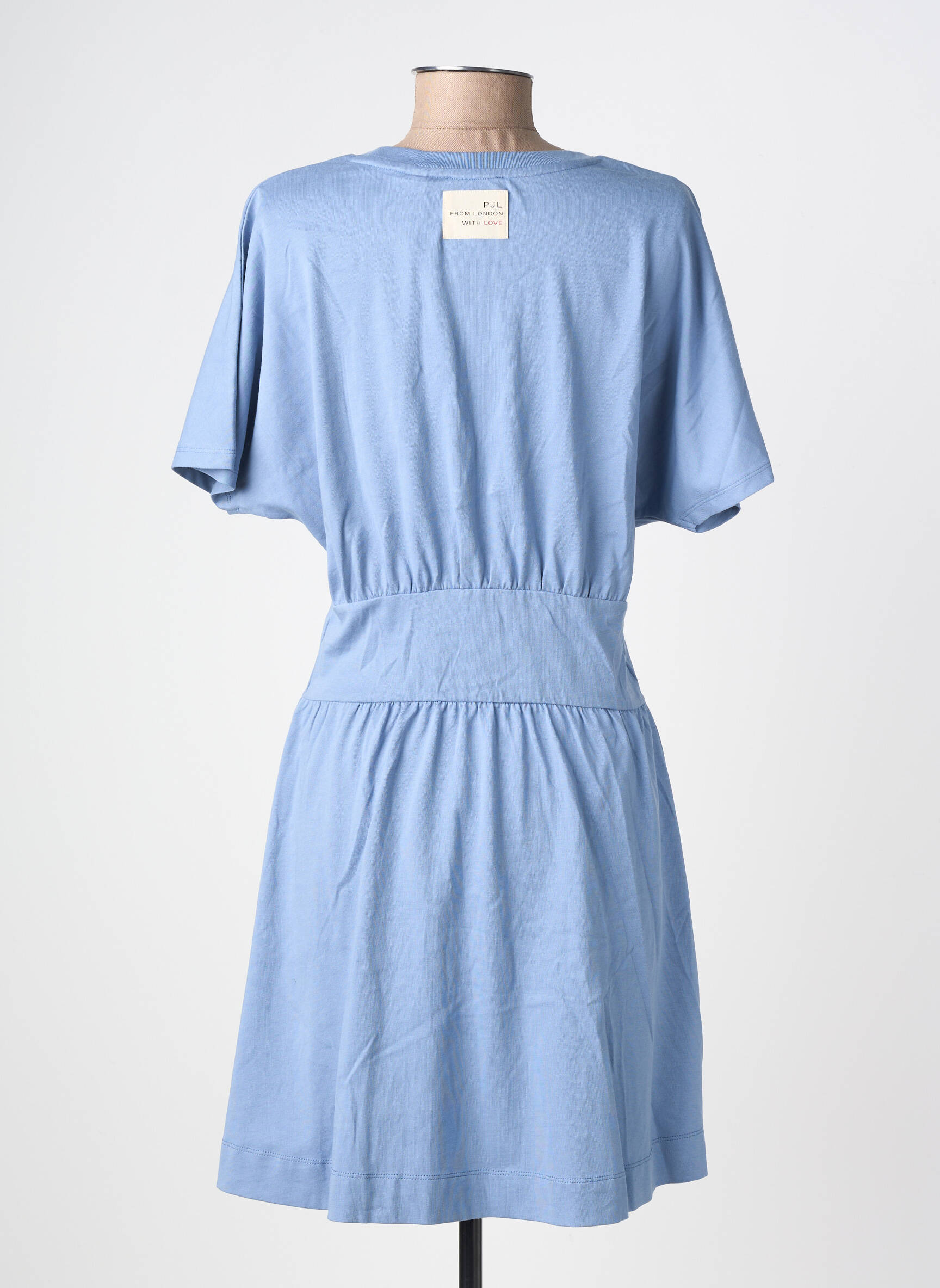 Rochie scurtă mâneci scurte mâneci scurte albastru PEPE JEANS femeie