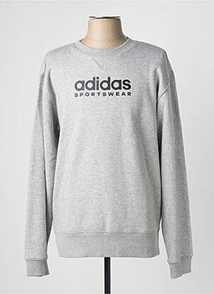 Hanorac elasticitate mâneci lungi gri ADIDAS bărbat