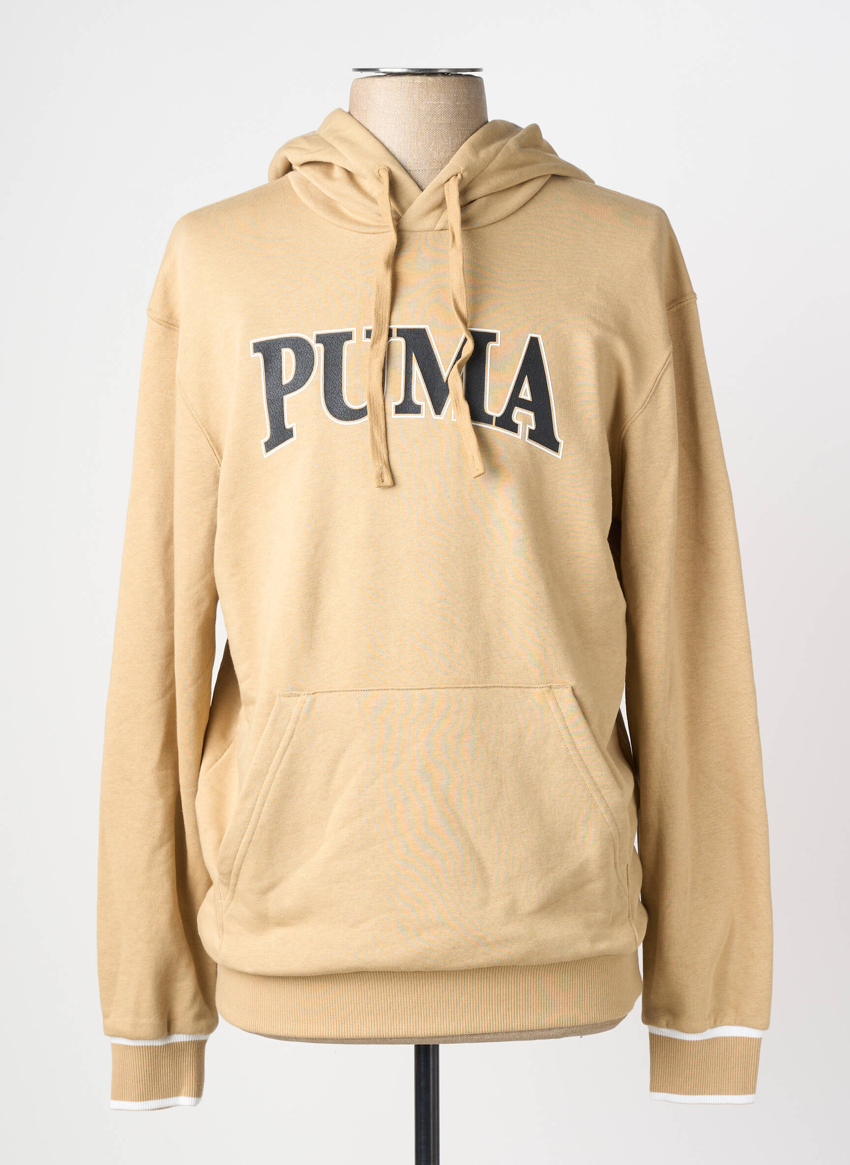 Hanorac cu glugă țesătură jersey mâneci lungi bej PUMA bărbat