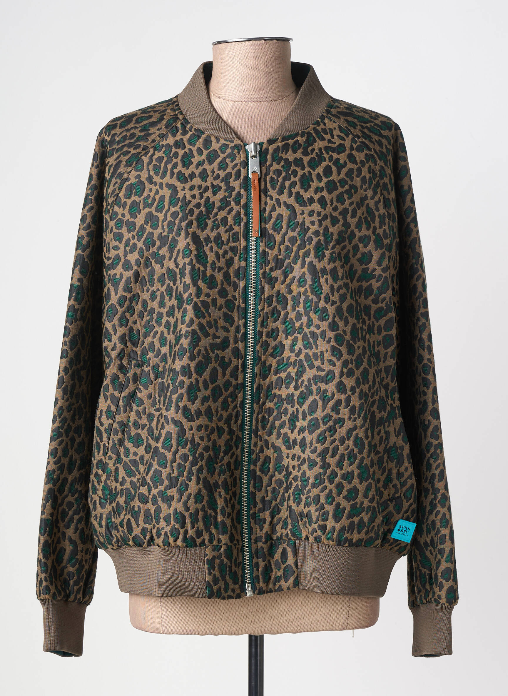 Geacă buzunare maro SCOTCH & SODA femeie