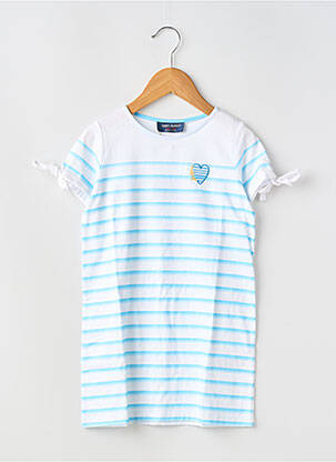Rochie scurtă mâneci scurte mâneci scurte albastru SAINT JAMES fată