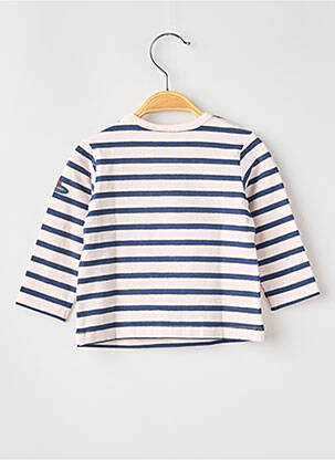 Tricou elasticitate mâneci lungi albastru SAINT JAMES fată