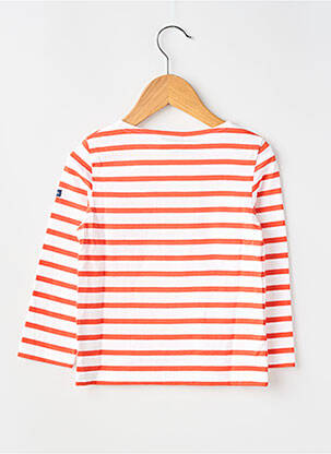 Tricou elasticitate mâneci lungi portocalie SAINT JAMES fată
