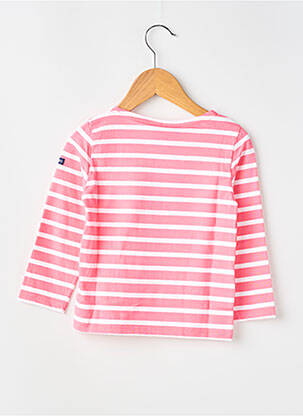 Tricou elasticitate mâneci lungi roz SAINT JAMES fată