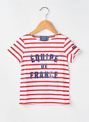 Tricou elasticitate mâneci scurte roșu SAINT JAMES copil