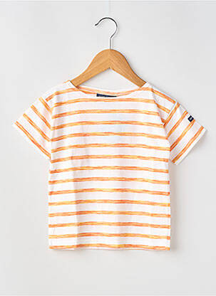 Tricou elasticitate mâneci scurte portocalie SAINT JAMES copil