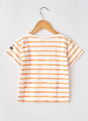 Tricou elasticitate mâneci scurte portocalie SAINT JAMES copil