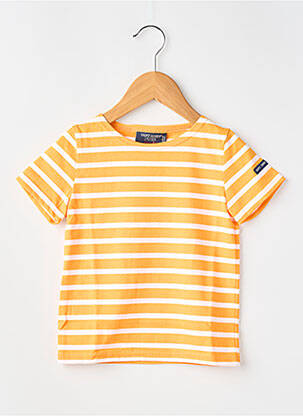 Tricou elasticitate mâneci scurte portocalie SAINT JAMES copil