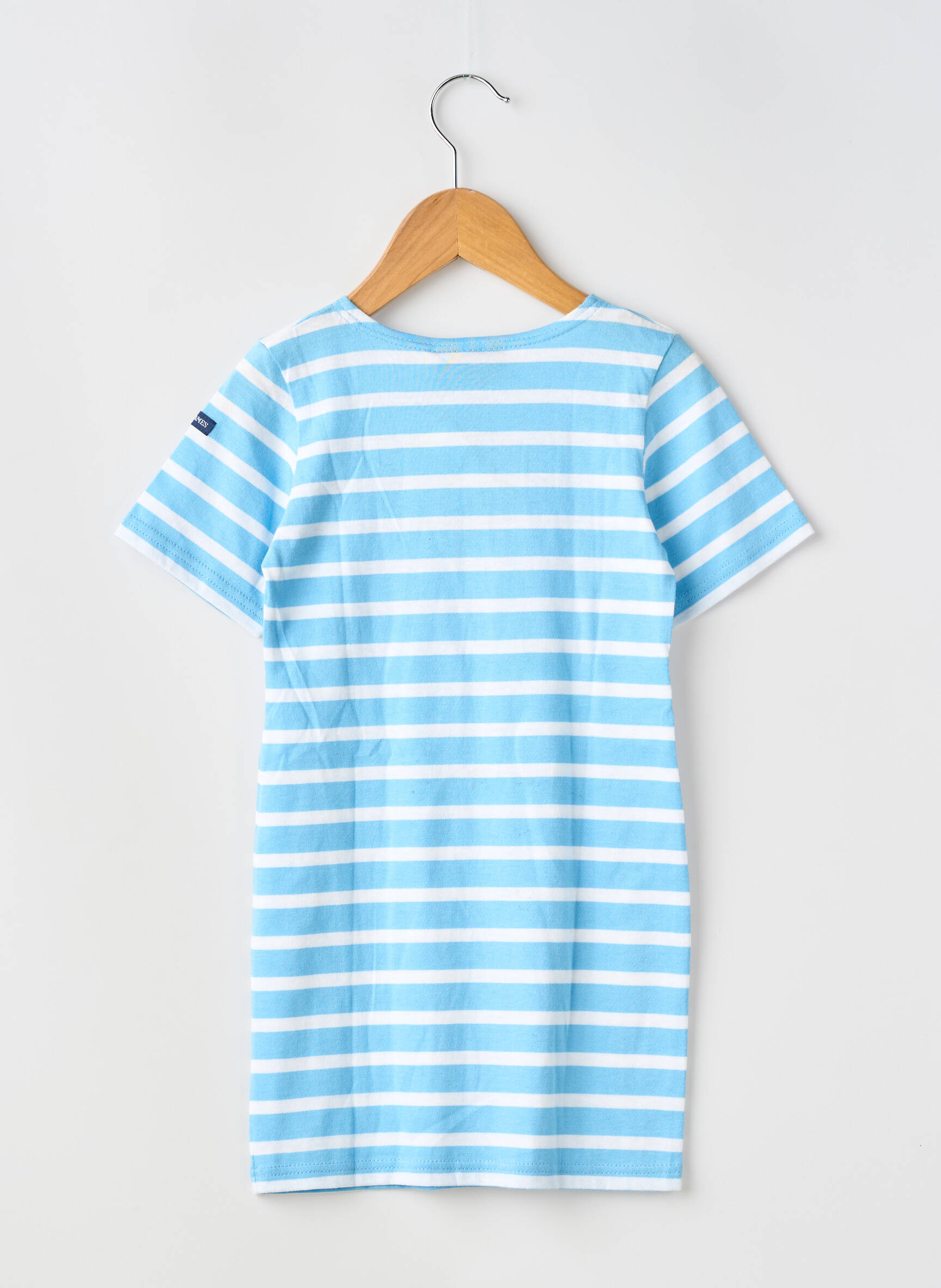 Rochie scurtă mâneci scurte mâneci scurte albastru SAINT JAMES fată