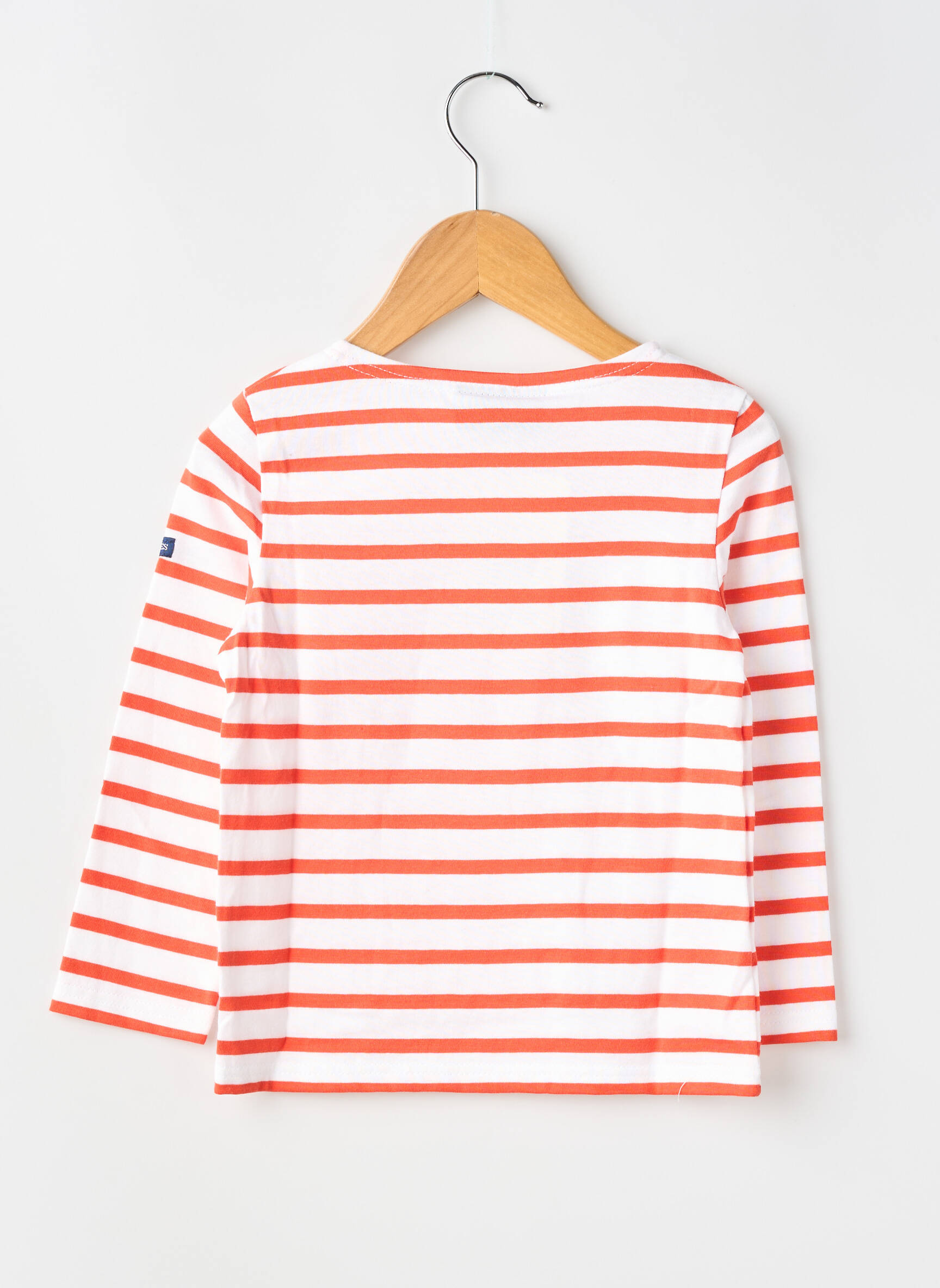 Tricou elasticitate mâneci lungi portocalie SAINT JAMES fată