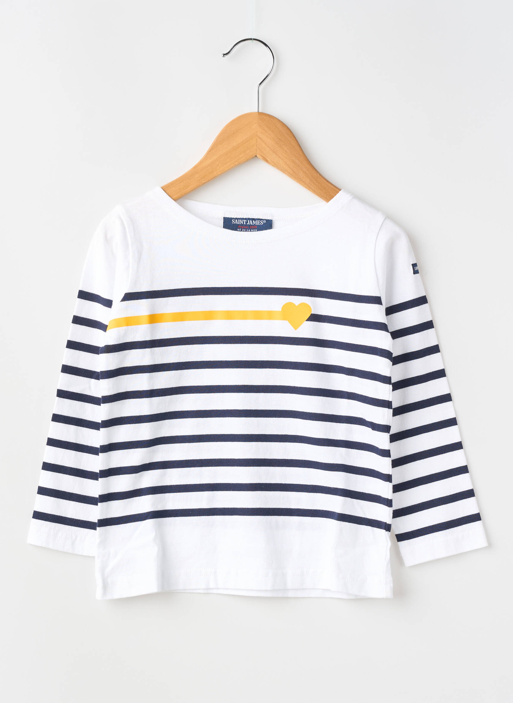 Tricou elasticitate mâneci lungi albastru SAINT JAMES copil