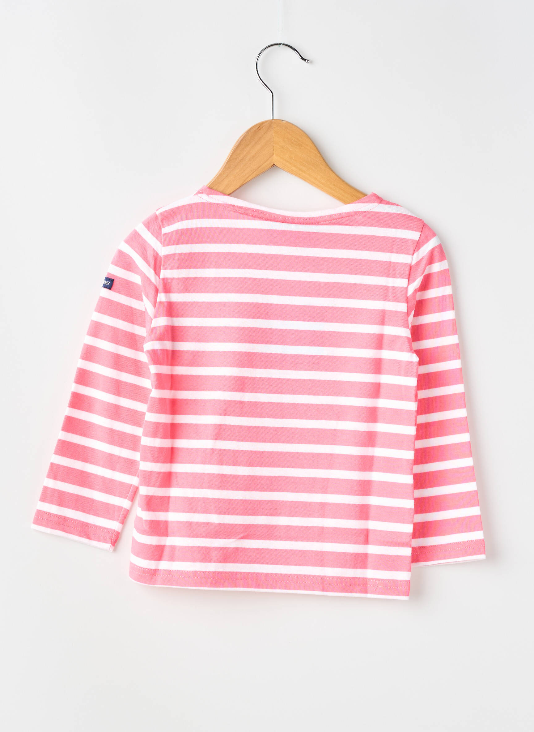 Tricou elasticitate mâneci lungi roz SAINT JAMES fată