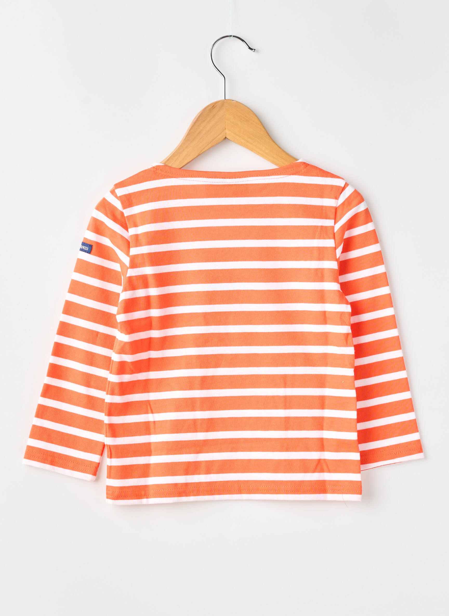Tricou elasticitate mâneci lungi portocalie SAINT JAMES fată