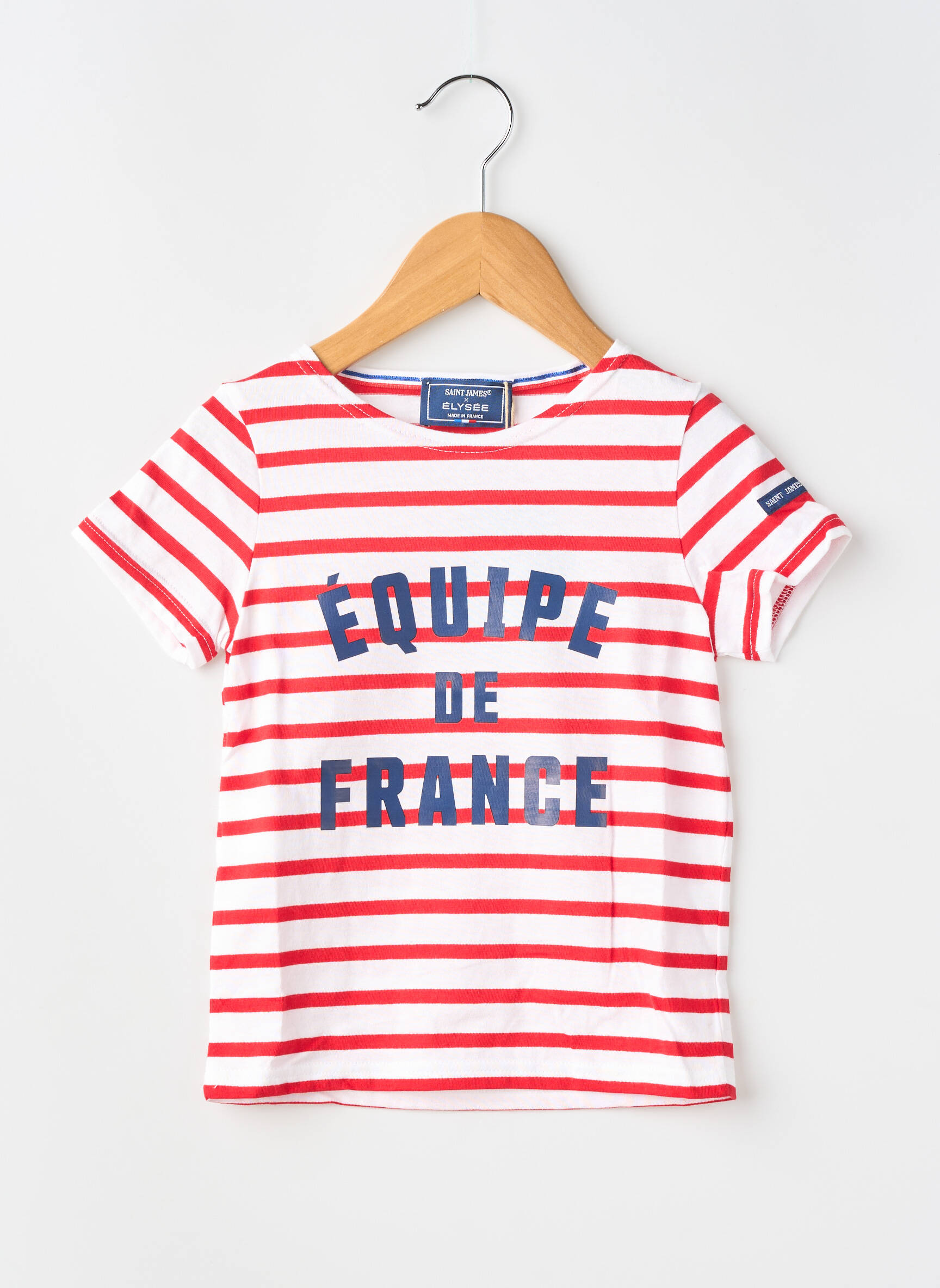 Tricou elasticitate mâneci scurte roșu SAINT JAMES copil