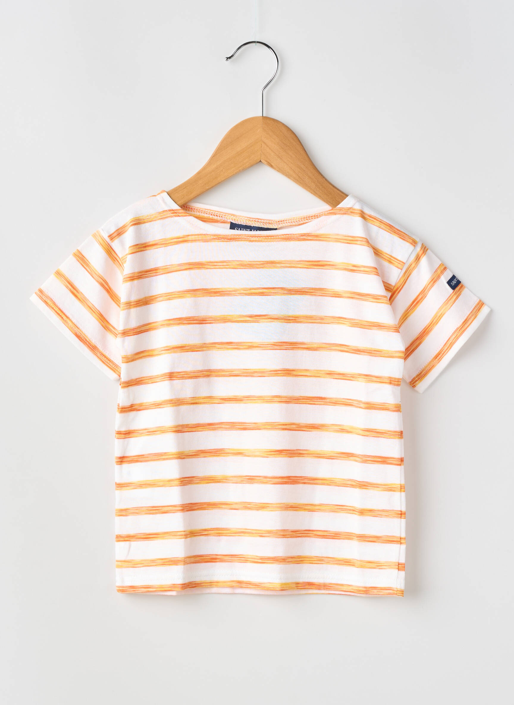 Tricou elasticitate mâneci scurte portocalie SAINT JAMES copil