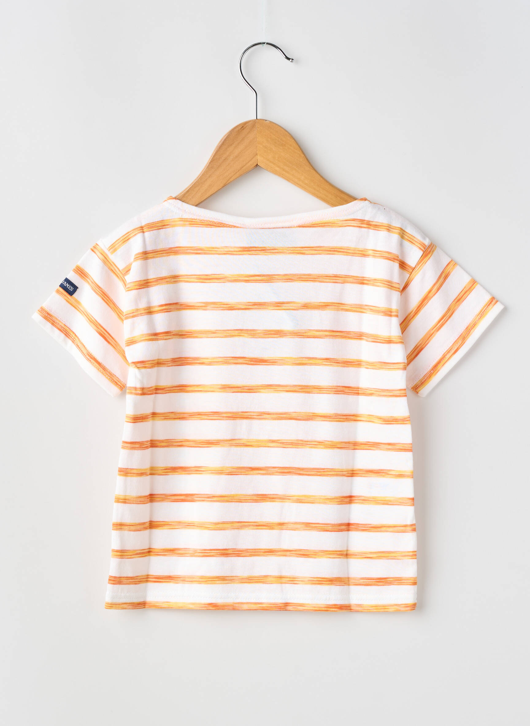 Tricou elasticitate mâneci scurte portocalie SAINT JAMES copil